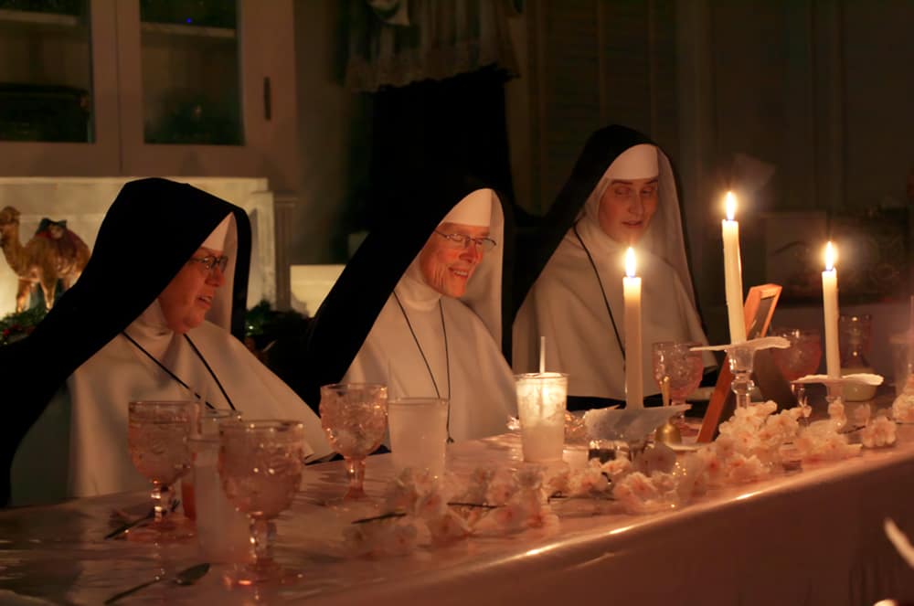 “Let us pray to Holy Mary for our Mother on her feast…” we sang as Reverend Mother prepared to blow out her feastday cake.
