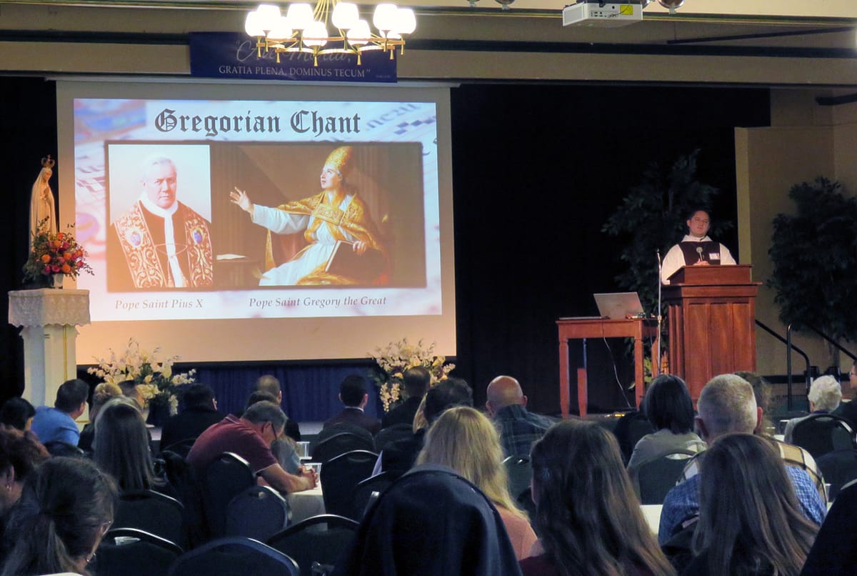 Powerpoint presentation during Fr. Philip's lecture