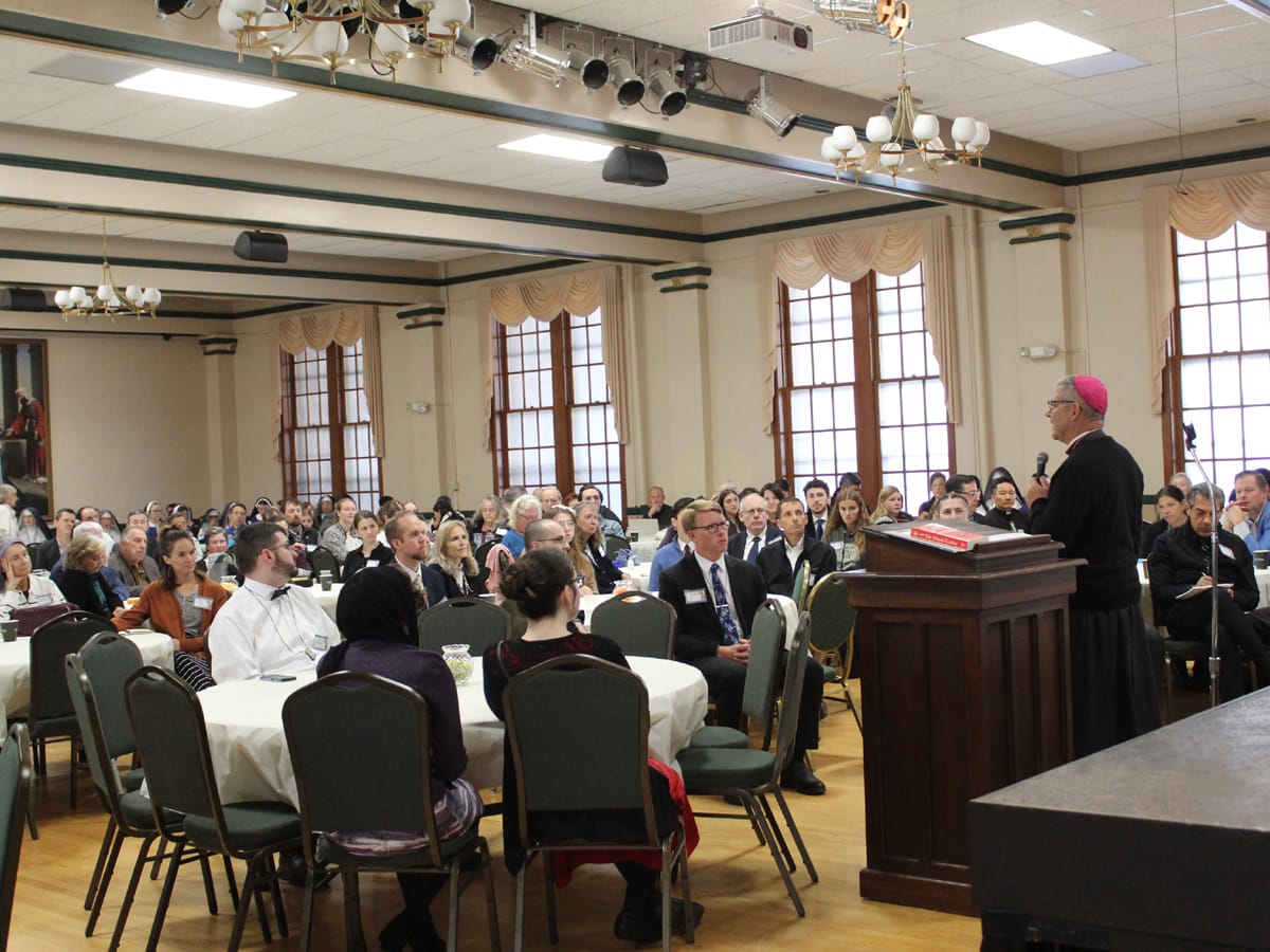 His Excellency prefers to give his lectures close to his audience