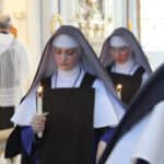 Triennial Vows: Sr. Maria Dolorosa and Sr. Margaret Mary received their brown scapulars.