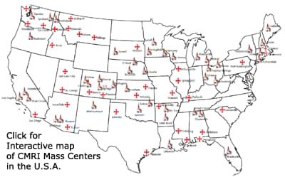 CMRI interactive map of traditional Latin Mass centers in USA