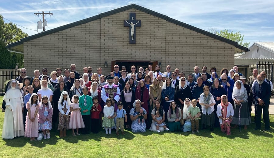 Father Ephrem Cordova, CMRI, celebrates his 35th anniversary of Priestly Ordination with his parish in Phoenix, Queen of the Holy Rosary. Father was ordained on March 10, 1990; the parish celebration took place on March 16.