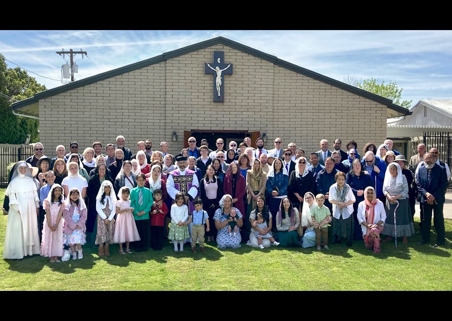 Father Ephrem Cordova, CMRI, celebrates his 35th anniversary of Priestly Ordination with his parish, Queen of the Holy Rosary Church, in Phoenix. The occasion was especially joyful because Father, who underwent brain surgery in October, has been able to again offer Holy Mass since December.