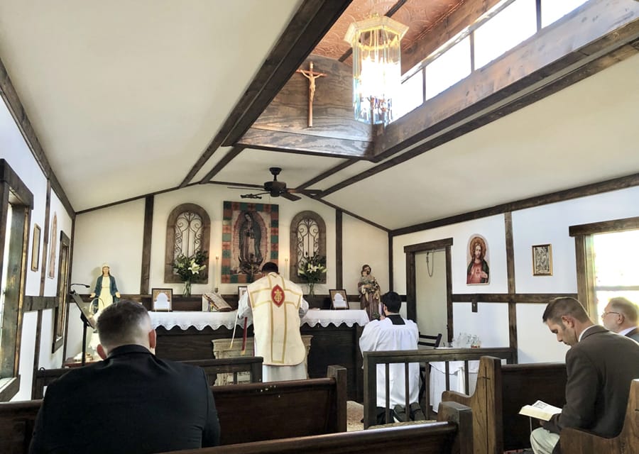 Fr. Molina is now offering a monthly Mass in Our Lady of Guadalupe Chapel in Twin City, Georgia.