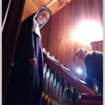 Sr. Mary Evangeline can’t wait to play the pipe organ being installed at St. Theresa’s Church.