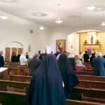 The Sisters from Maine join the Sisters in New Hampshire as the choir for a High Mass on the Second Sunday of Lent. The Sisters from Maine join the Sisters in New Hampshire as the choir for a High Mass on the Second Sunday of Lent.