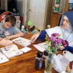 Visiting a Home to Teach Catechism