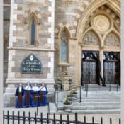 Our New England Sisters pay a visit to the Cathedral of the Holy Cross in Boston.