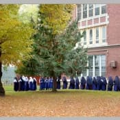 Our traditional procession of the Infant of Prague on the feast of Christ the King was more significant this year as the Infant is “in charge” of the novitiate renovations. Our traditional procession of the Infant of Prague on the feast of Christ the King was more significant this year as the Infant is “in charge” of the novitiate renovations.