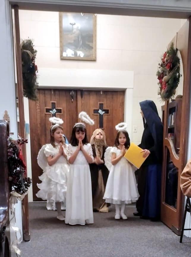 Christmas procession